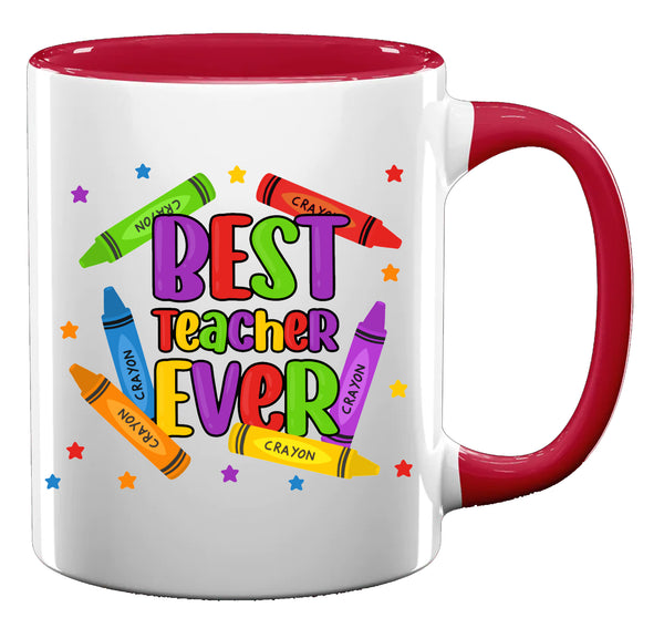 Best Teacher Ever Gift Tea Coffee Mug Thank You Present Teacher School v1