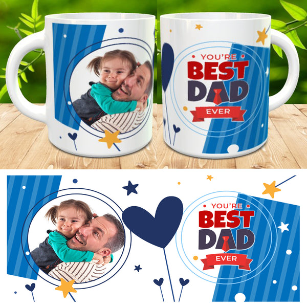 Fathers Day Daddy Personalised Photo Tea Coffee Mug Gift Dad Daddy Fathers Day 2