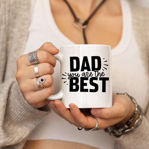 Dad you are the Best Mug Personalised Customised Gift Present Birthday Christmas Fathers Day Dad Daddy Grandad Ceramic Coffee Cup Drinkware Tea