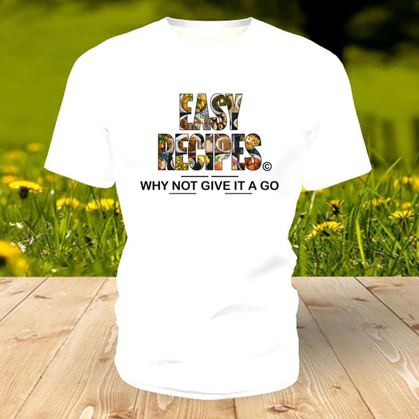 Easy Recipes Official T-Shirt YouTuber Mens Kids Christmas Gift Top
