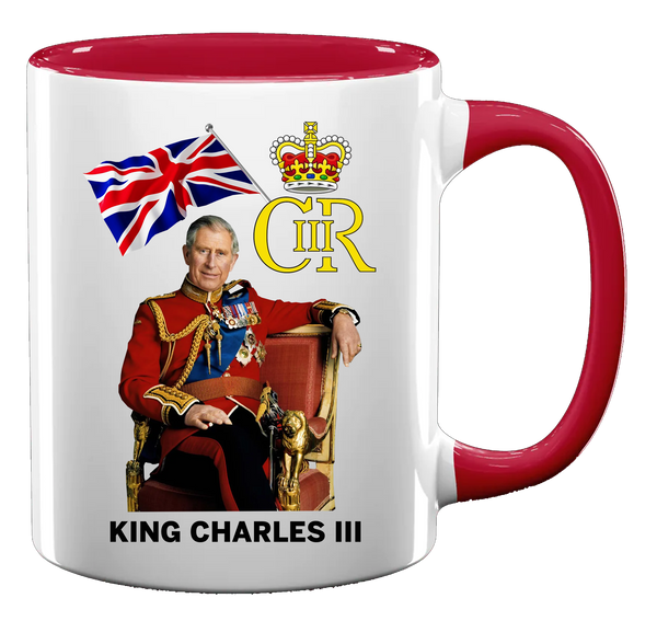 KING CHARLES III CORONATION 2023 MUG 6TH MAY ADULTS KIDS God Save The King New Monarchy His Majesty Cup V6