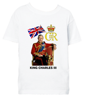 KING CHARLES III CORONATION 2023 T SHIRT 6TH MAY ADULTS KIDS v6
