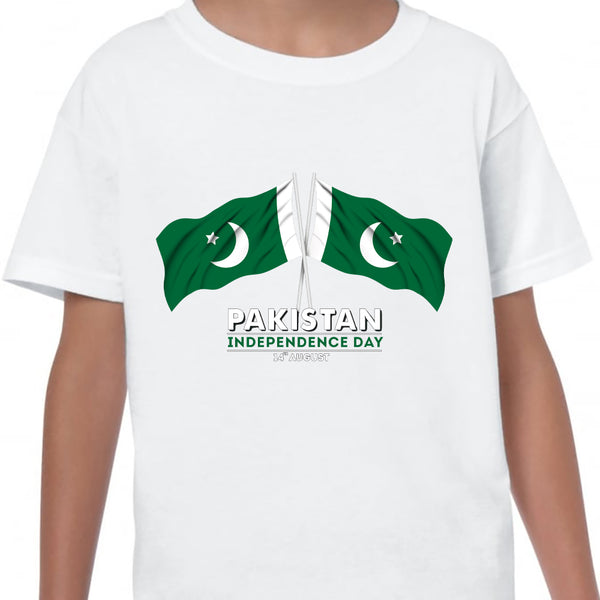 Kids T-Shirt Pakistan Independence Day 2022 Celebration 75 Years Top Happy New v1