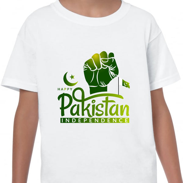 Kids T-Shirt Pakistan Independence Day 2022 Celebration 75 Years Top Happy New v2