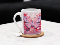 3D Valentines Day Heart Flower Mug Perfect Gift for Secret Valentine Love v13