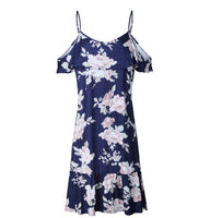 Ladies Summer Floral Ruffles Dress