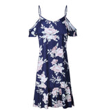 Ladies Summer Floral Ruffles Dress