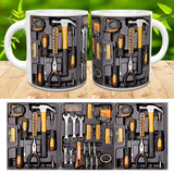 Fathers Day Daddy Tool Box Mug Tea Coffee Mug Gift Dad Daddy Fathers Day V3