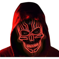 Halloween Luminous Mask With EL Wi 3 Flashing Modes