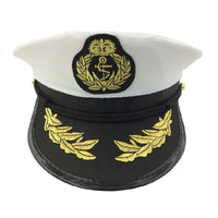 Adult Captain Cosplay Hat Cap Marine Admiral Cosplay for Men and Women