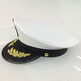 Adult Captain Cosplay Hat Cap Marine Admiral Cosplay for Men and Women