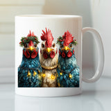 Chicken Mug - Funny Novelty Coffee Mug Gift/Present for Xmas - Tea/Coffee Ceramic Cup 11oz