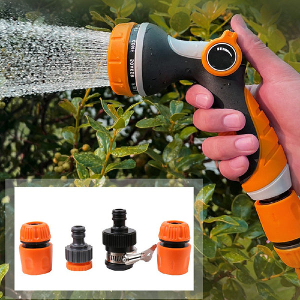 10 Patterns Water Spray Gun Garden Hose Nozzle with Soft Handle