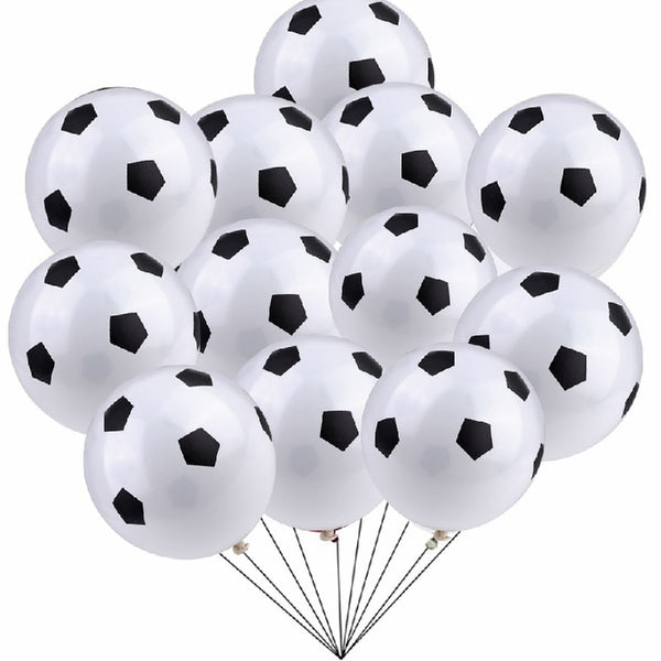 25 pcs 12inch Football Printed Latex Balloons for Party World Cup Decoration Balloon