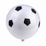 25 pcs 12inch Football Printed Latex Balloons for Party World Cup Decoration Balloon