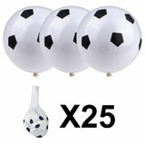 25 pcs 12inch Football Printed Latex Balloons for Party World Cup Decoration Balloon