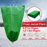 Heavy Duty Frost Protection Fleece Plant Covers Jacket Bush Tree 120x180cm - 60gsm