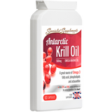 Antarctic Krill Oil 500mg Omega Marine oil 60 capsules A source of Omega 3 and astaxanthin