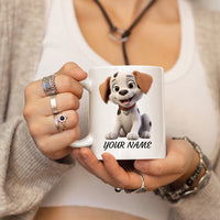 Cute Dog Animal Funny Novelty Mug Personalised Adult Kids Children's Gift