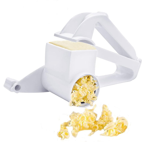 Hand Held Rotary Grater Multipurpose Cheese Grinder for Kitchen