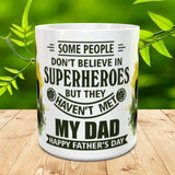 Fathers Day Daddy My Superhero Mug Tea Coffee Mug Gift Dad Daddy Fathers Day V4