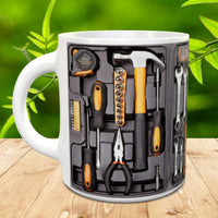 Fathers Day Daddy Tool Box Mug Tea Coffee Mug Gift Dad Daddy Fathers Day V3