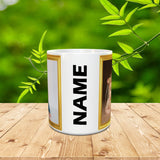 2 Photo Personalised Name Photo Mug Cup Gift Birthday Present Xmas New