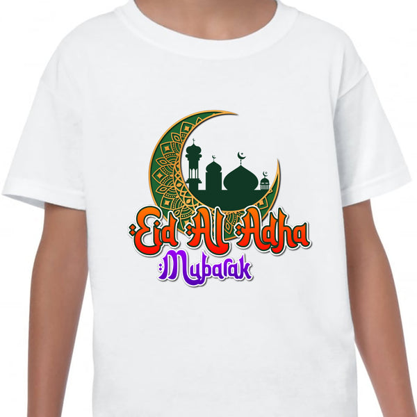 Kids T-Shirt Eid al adha 2022 Muslim Celebration Islam Festival Pakistan Top Happy New v1