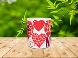 Valentine Mug Personalized Boyfriend Girlfriend Heart Cup Gift Novelty Present