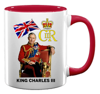 KING CHARLES III CORONATION 2023 MUG 6TH MAY ADULTS KIDS God Save The King New Monarchy His Majesty Cup V6