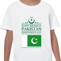 Kids T-Shirt Pakistan Independence Day 2022 Celebration 75 Years Top Happy New v4